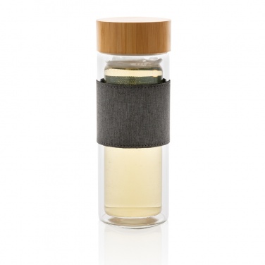 Logotrade promotional items photo of: Impact double wall borosilicate glass bottle