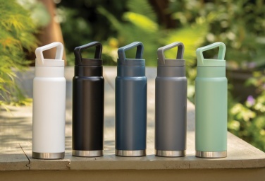 Logo trade promotional product photo of: Leakproof vacuum on-the-go bottle with handle