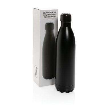 Logo trade promotional items picture of: Solid colour vacuum stainless steel bottle 750ml