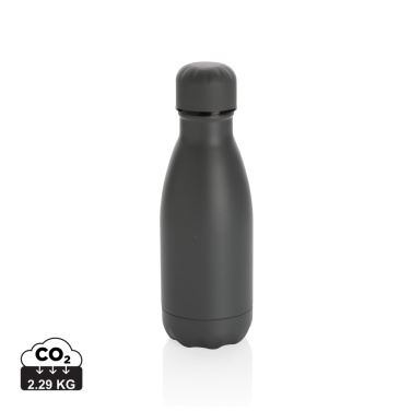 Logo trade corporate gifts picture of: Solid colour vacuum stainless steel bottle 260ml