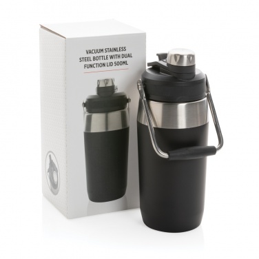 Logotrade promotional items photo of: Vacuum stainless steel dual function lid bottle 500ml