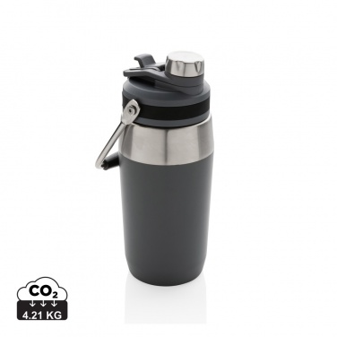 Logotrade advertising products photo of: Vacuum stainless steel dual function lid bottle 500ml