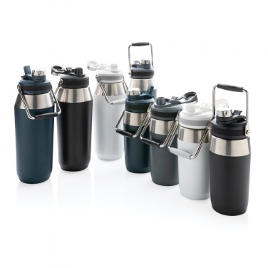 Logo trade promotional product photo of: Vacuum stainless steel dual function lid bottle 1L