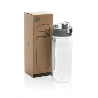 Logo trade promotional items picture of: Yide RCS Recycled PET leakproof lockable waterbottle 600ml
