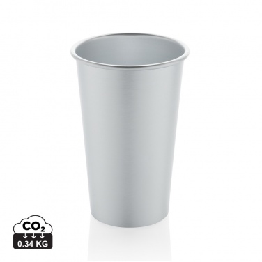 Logotrade promotional giveaway image of: Alo RCS recycled aluminium lightweight cup 450ml