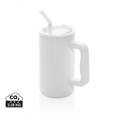 Logotrade promotional gift image of: Cube RCS certified recycled steel mug 800ml
