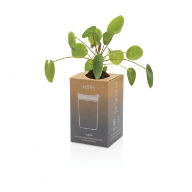 Logo trade promotional giveaways image of: Avira Alya RCS Re-steel tumbler 300 ml