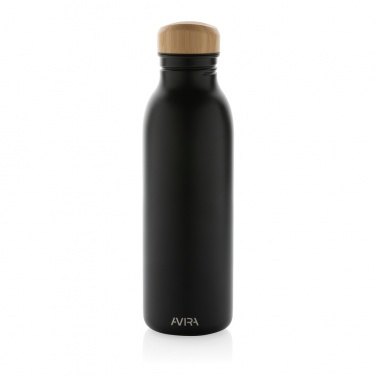 Logo trade promotional gifts picture of: Avira Alcor RCS Re-steel single wall water bottle 600 ML