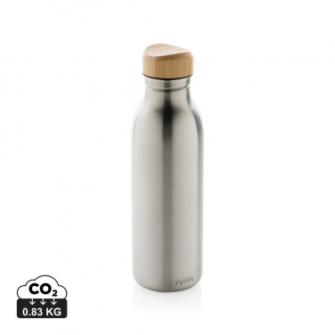 Logo trade advertising products picture of: Avira Alcor RCS Re-steel single wall water bottle 600 ML