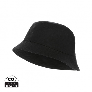 Logo trade promotional products image of: Impact Aware™ 285 gsm rcanvas one size bucket hat undyed