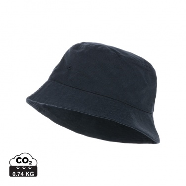 Logo trade promotional merchandise photo of: Impact Aware™ 285 gsm rcanvas one size bucket hat undyed