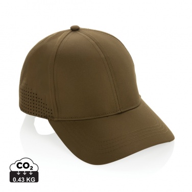 Logo trade corporate gift photo of: Impact AWARE™ RPET 6 panel sports cap
