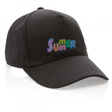 Logo trade promotional product photo of: Impact 5panel 280gr Recycled cotton cap with AWARE™ tracer