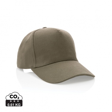 Logotrade business gifts photo of: Impact 5panel 280gr Recycled cotton cap with AWARE™ tracer