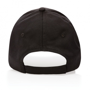 Logo trade promotional items image of: Impact 6 panel 190gr Recycled cotton cap with AWARE™ tracer