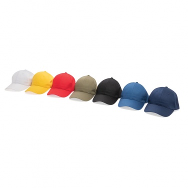Logotrade promotional merchandise image of: Impact 6 panel 190gr Recycled cotton cap with AWARE™ tracer