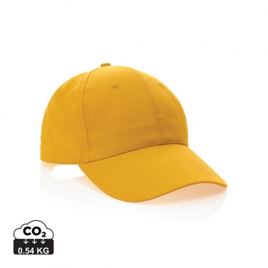 Logotrade promotional gift image of: Impact 6 panel 190gr Recycled cotton cap with AWARE™ tracer