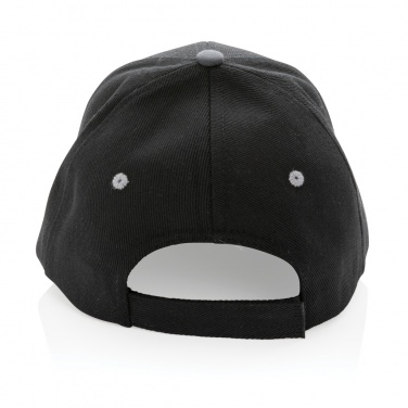 Logotrade promotional products photo of: Impact AWARE™ Brushed rcotton 6 panel contrast cap 280gr