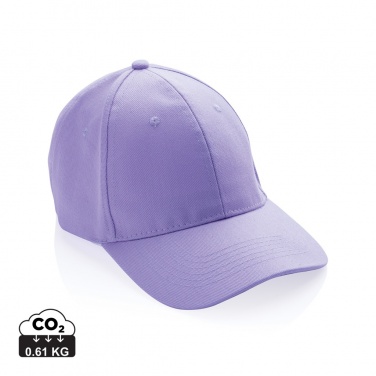 Logo trade promotional giveaways picture of: Impact 6 panel 280gr Recycled cotton cap with AWARE™ tracer
