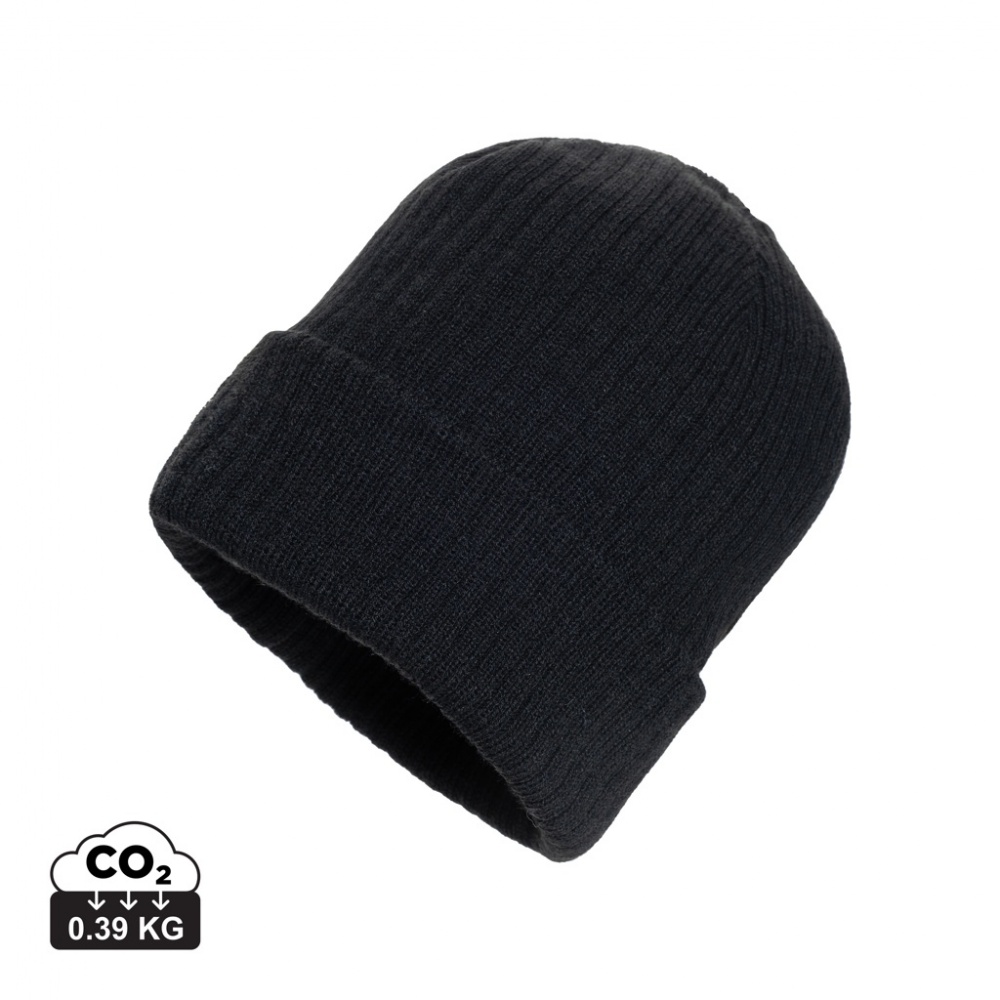Logo trade promotional product photo of: Pryor AWARE™ Polylana® beanie with cuff
