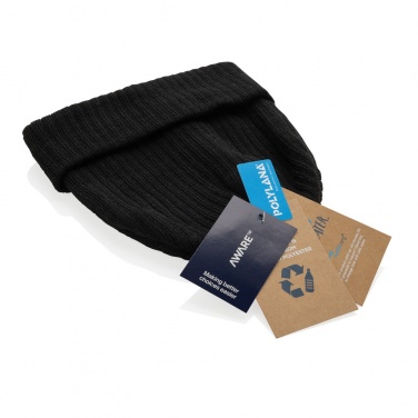 Logotrade advertising products photo of: Pryor AWARE™ Polylana® beanie with cuff