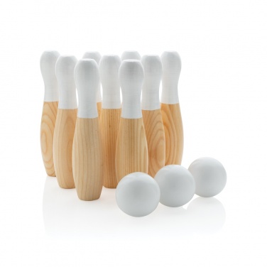 Logotrade advertising products photo of: Wooden skittles set