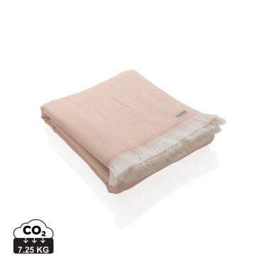 Logo trade promotional merchandise photo of: Ukiyo Hisako AWARE™ 4 Seasons towel/blanket 100x180