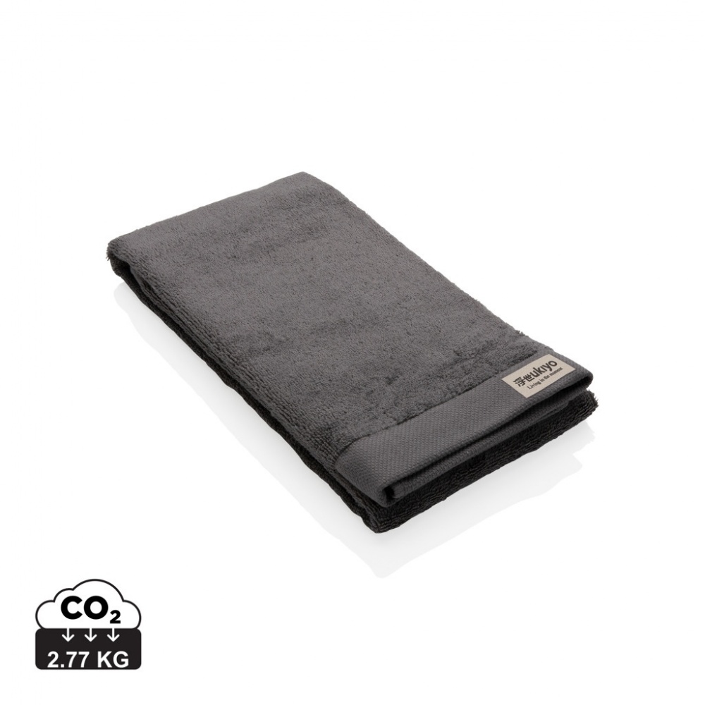Logo trade promotional giveaways image of: Ukiyo Sakura AWARE™ 500 gsm bath towel 50x100cm