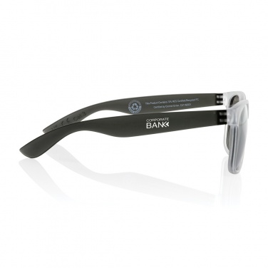 Logo trade corporate gifts picture of: Gleam RCS recycled PC mirror lens sunglasses