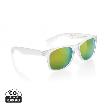 Logotrade promotional products photo of: Gleam RCS recycled PC mirror lens sunglasses