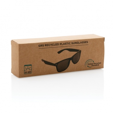 Logotrade promotional gift picture of: GRS recycled PC plastic sunglasses