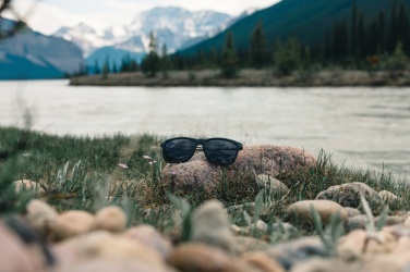 Logo trade corporate gifts picture of: Swiss Peak RCS rplastic polarised sunglasses