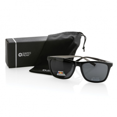 Logotrade corporate gifts photo of: Swiss Peak RCS rplastic polarised sunglasses