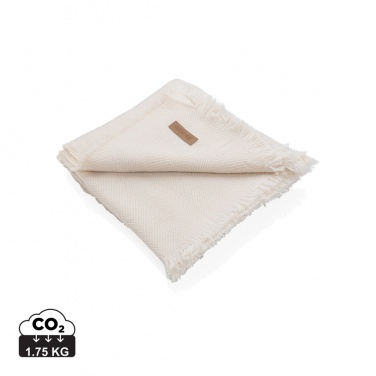 Logo trade promotional giveaway photo of: Ukiyo Aware™ Polylana® woven blanket 130x150cm