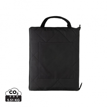 Logo trade promotional giveaways image of: Impact Aware™ RPET foldable quilted picnic blanket