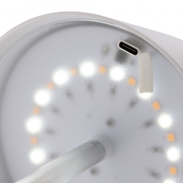 Logo trade advertising products picture of: Pure Glow RCS usb-rechargeable recycled plastic table lamp