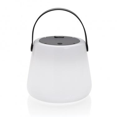 Logotrade promotional product picture of: SolarGlow RCS recycled ABS USB-rechargeable outdoor light