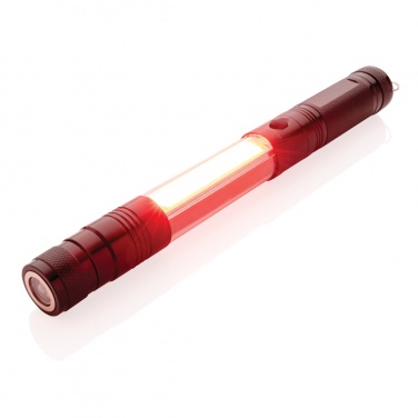 Logo trade promotional giveaways image of: Large telescopic light with COB