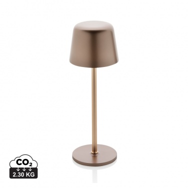 Logotrade promotional merchandise image of: Zenic RCS recycled plastic USB re-chargable table lamp