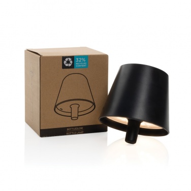 Logo trade promotional item photo of: BottleGlow RCS recycled plastic bottle lamp