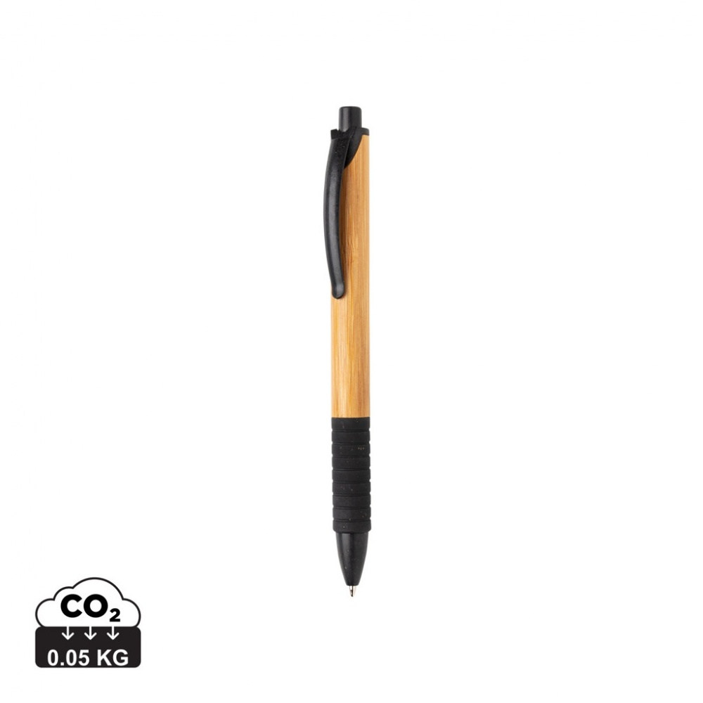 Logo trade corporate gift photo of: Bamboo & wheat straw pen