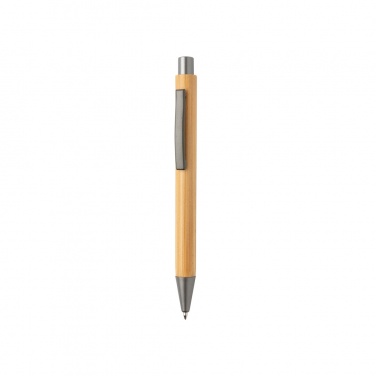 Logo trade promotional product photo of: Slim design bamboo pen