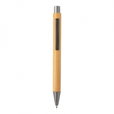 Logo trade promotional merchandise image of: Slim design bamboo pen
