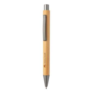 Logotrade promotional gifts photo of: Slim design bamboo pen