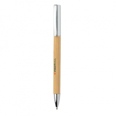 Logo trade advertising product photo of: Modern bamboo pen