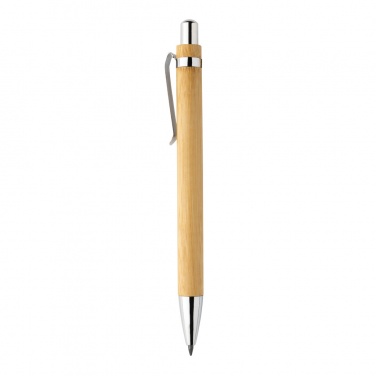 Logo trade business gifts image of: Pynn bamboo infinity pen