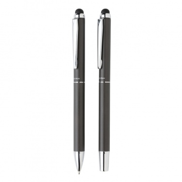 Logo trade promotional products picture of: Swiss Peak deluxe pen set in PU pouch