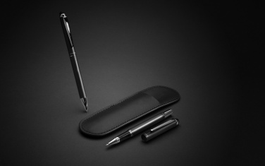 Logotrade promotional giveaway picture of: Swiss Peak deluxe pen set in PU pouch