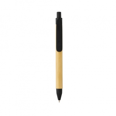 Logo trade promotional merchandise image of: Write responsible recycled paper barrel pen