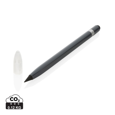 Logo trade promotional giveaways image of: Aluminum inkless pen with eraser